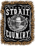Sublimation Transfer Sublimation Prints 3" / With Background George Country Music Ready to Press Sublimation Heat Transfer Subzero Sublimations