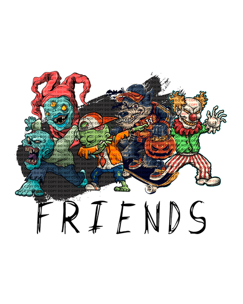 Sublimation Transfer Sublimation Prints Halloween Monster Friends Ready to Press Halloween sublimation  transfer Subzero Sublimations