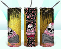 Tumbler Transfers Sublimation Prints Sweet and Spooky Ready to Press Tumbler Transfer 20oz Straight and Tapered Subzero Sublimations