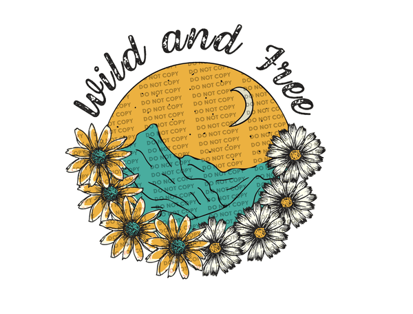 Sublimation Transfer Sublimation Prints Copy of Wild Heart Gypsy Soul Western Style ready to press heat  transfer Subzero Sublimations