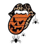 Sublimation Transfer Sublimation Prints Pumpkin Tongue Leopard Lips Ready to Press sublimation transfer Subzero Sublimations