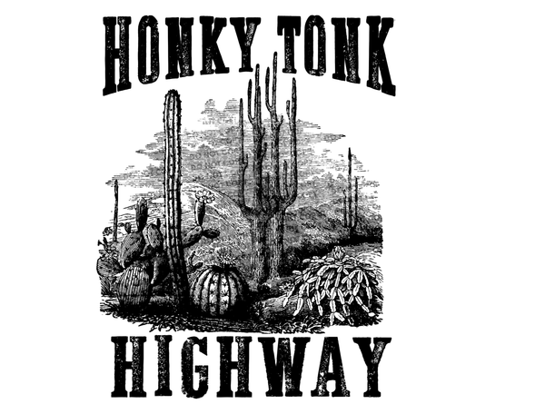 Sublimation Transfer Sublimation Prints Honky Tonk Highway Western Style ready to press heat  transfer Subzero Sublimations