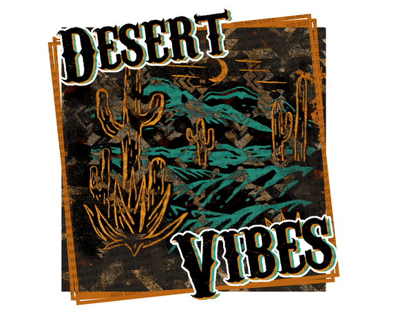 Sublimation Transfer Sublimation Prints Desert Vibes ready to press Sublimation transfer Western Desert Subzero Sublimations