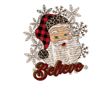 Sublimation Prints 3" / Red Believe Santa Ready to Press Sublimation Transfer Subzero Sublimations