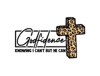 Sublimation Transfer Sublimation Prints 3 Godfidence knowing that I cant but he can Ready to press sublimation heat transfer Subzero Sublimations