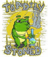 Toadily Stoned Ready To Press Sublimation Transfer retro